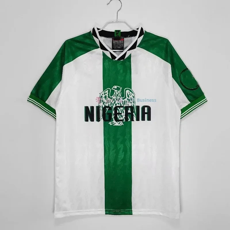 1996 Nigeria Classic Vintage Soccer Jersey Retro Quanghao Football Shirt Men Women Fans Gear