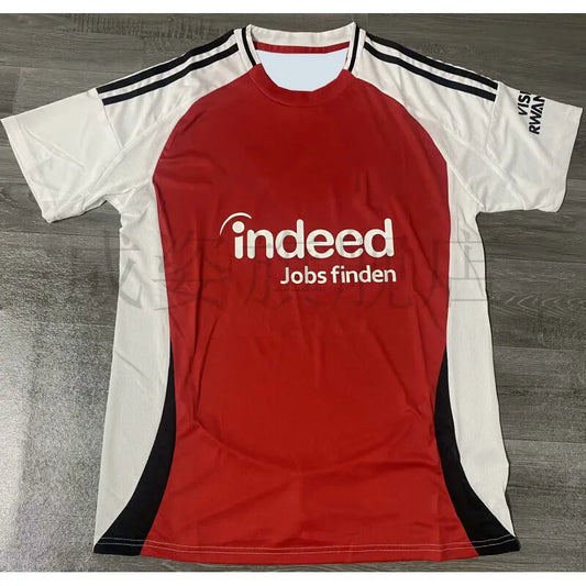 2526 Frankfurt Home Short Sleeve Football Shirt for Men and Women, Children Can Also Wear It