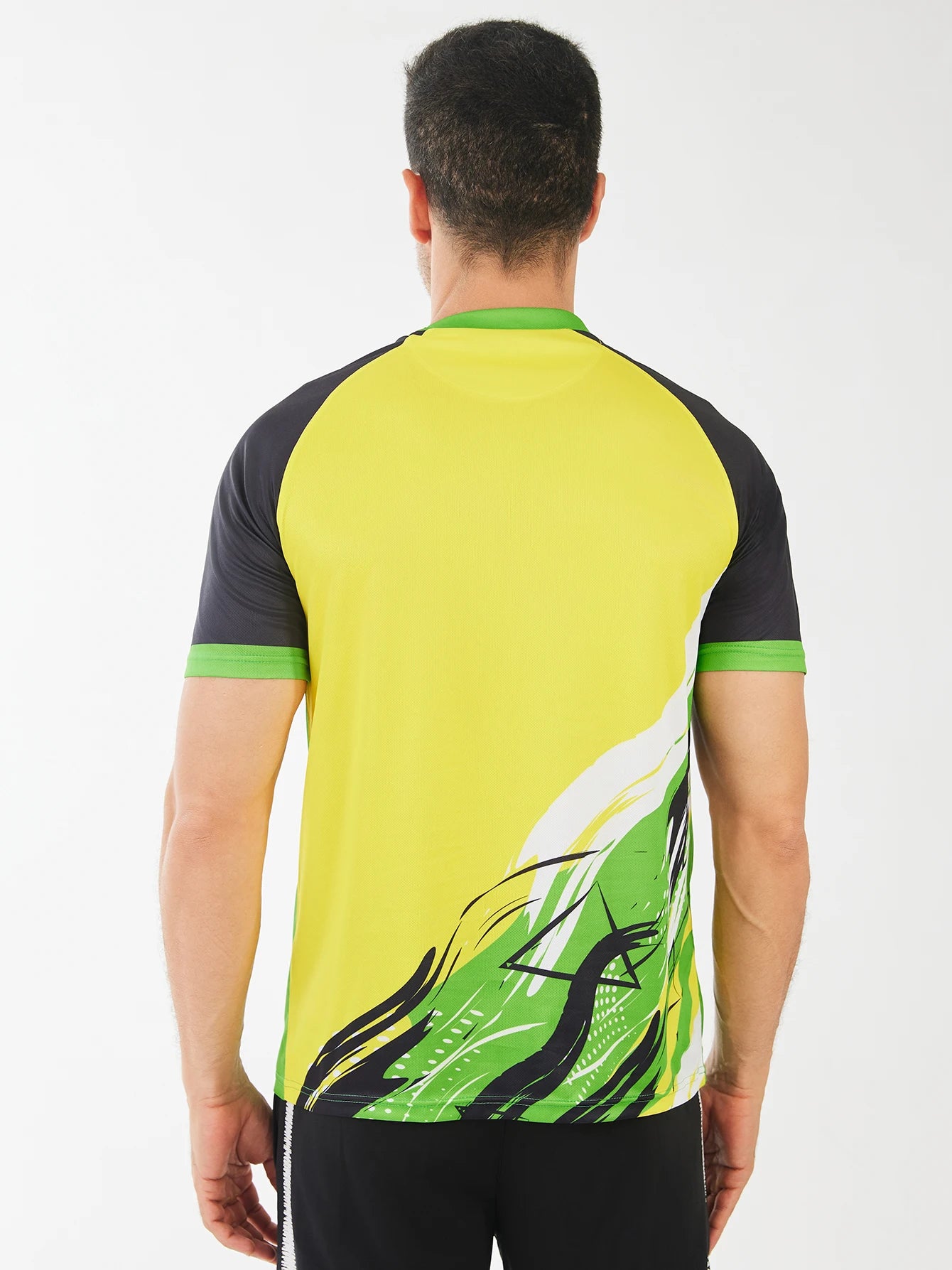 Hot selling Jamaica new design soccer uniform custom quick-drying crewneck fitness football jersey shirt