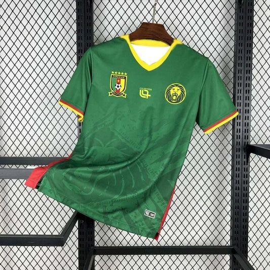 Cameroon 2025-26 Classic Season Football Spirit Men's and Women's Sports Jersey Quick Dry Breathable Sports T-shirt Motorcycle