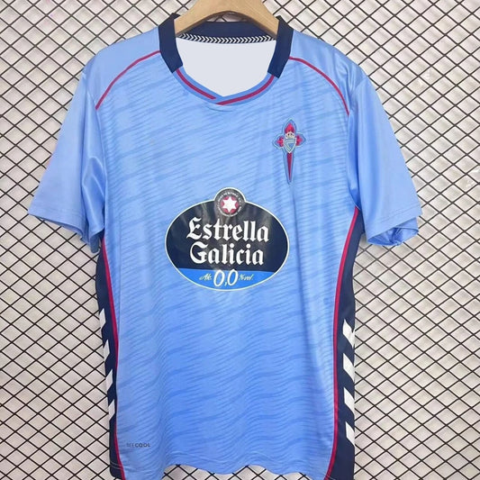 25-26 Celta Vigo Home Football Jersey 3D Printed T-Shirt for Men and Women