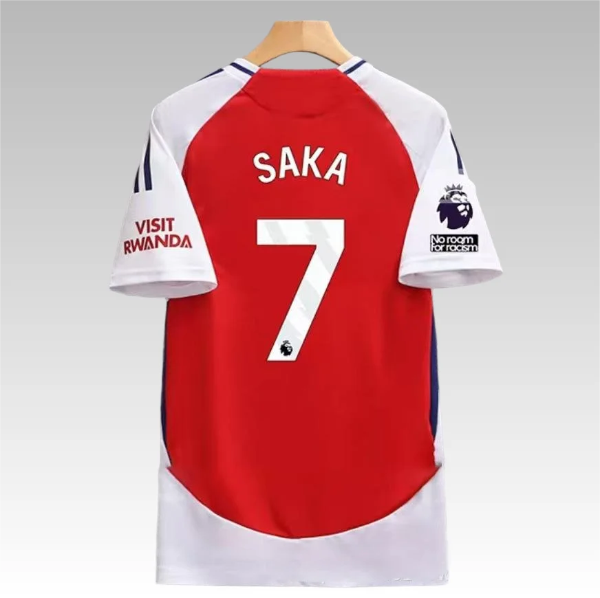 24/25 Arsenal Football Star Saka&ØDegaard Jersey Quality 3Ds Quick Drying Breathable Men_Women_Kid Short Sleeve T-shirt Casual