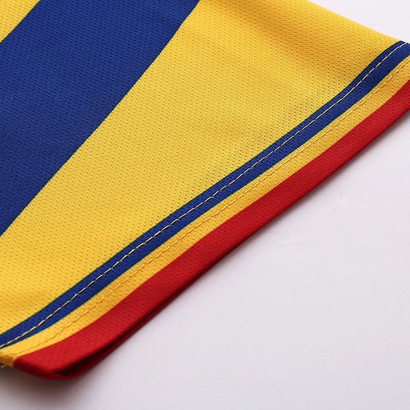 Euro Romania soccer Jersey high quality 100% polyester short-sleeved soccer shirt breathable and quick drying football uniform