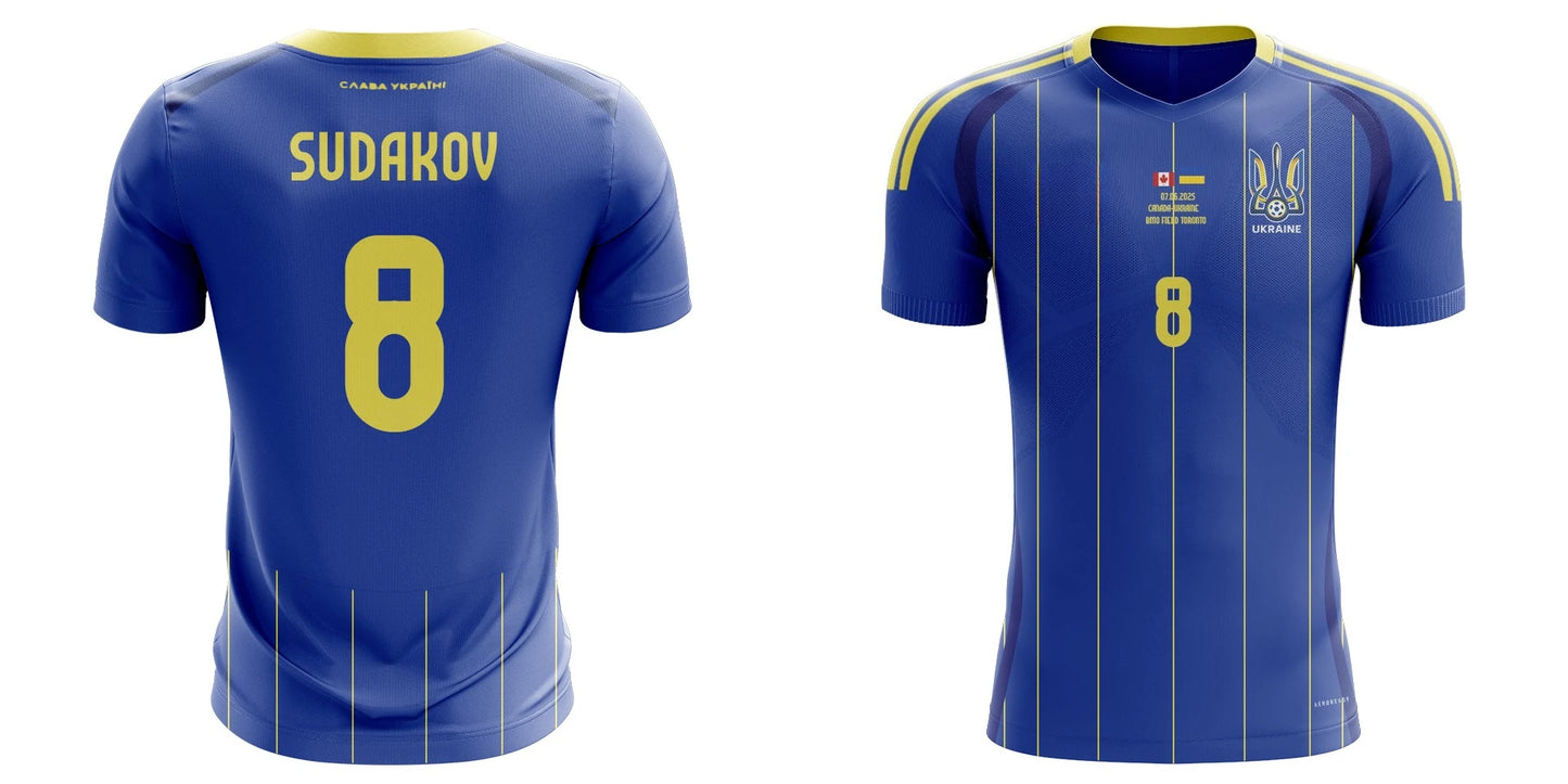 2025 new 3D printed Ukrainian football jersey for men and women, quick-drying shirt, breathable T-shirt. men clothing shirts