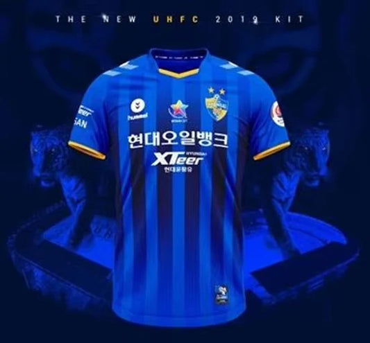 Korea Ulsan Football Club 2019 Season Retro Men's Youth Football Jersey T-shirt