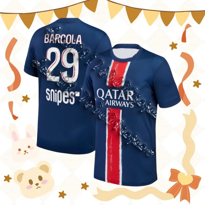 Men & Women PSG 25-26 Home Football Jersey Special Edition Kids