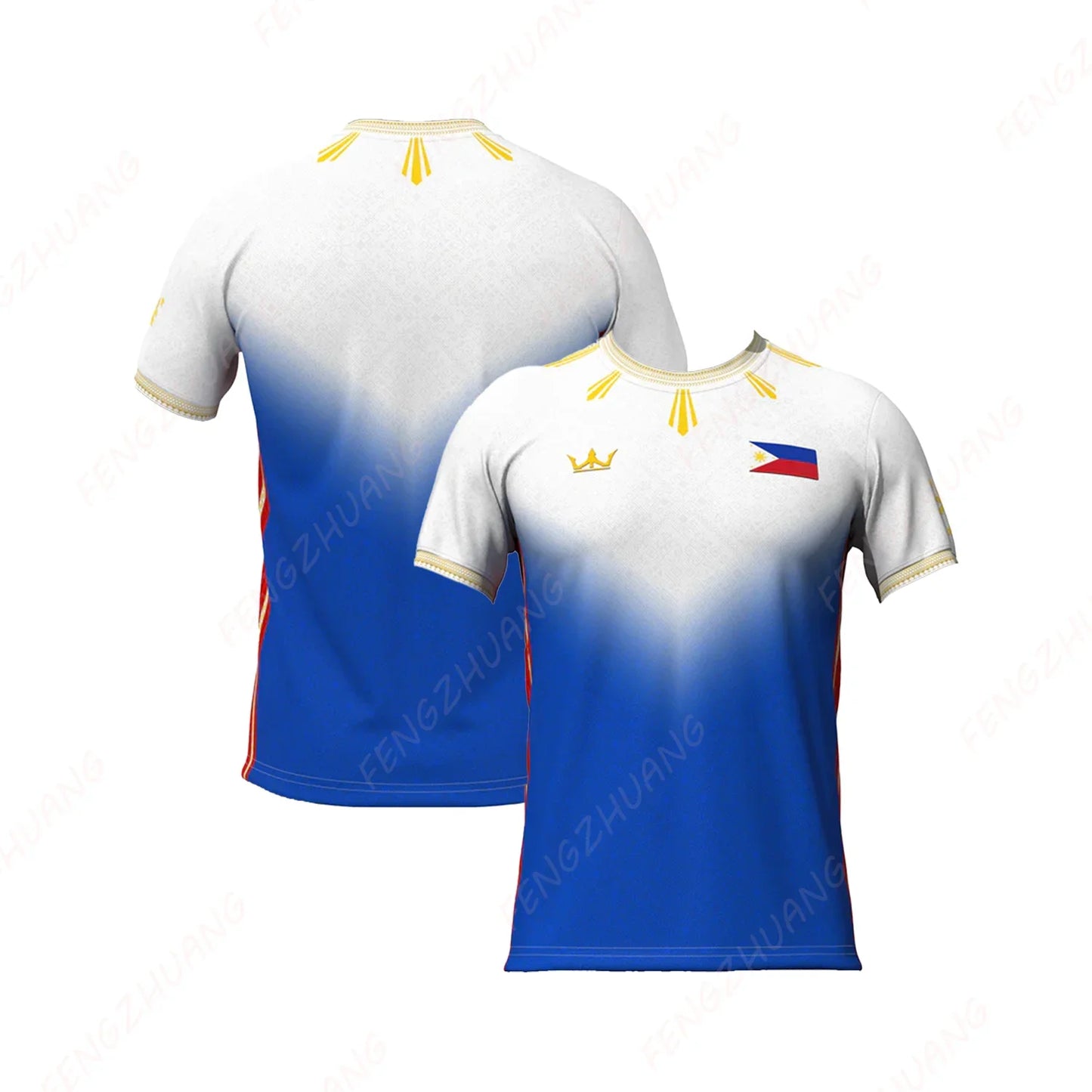 New 25-26 Philippines Football Jersey Jersey Unisex Casual Tee Faddish Comfortable Streetwear Classic Print Adult&Kid Sportswear