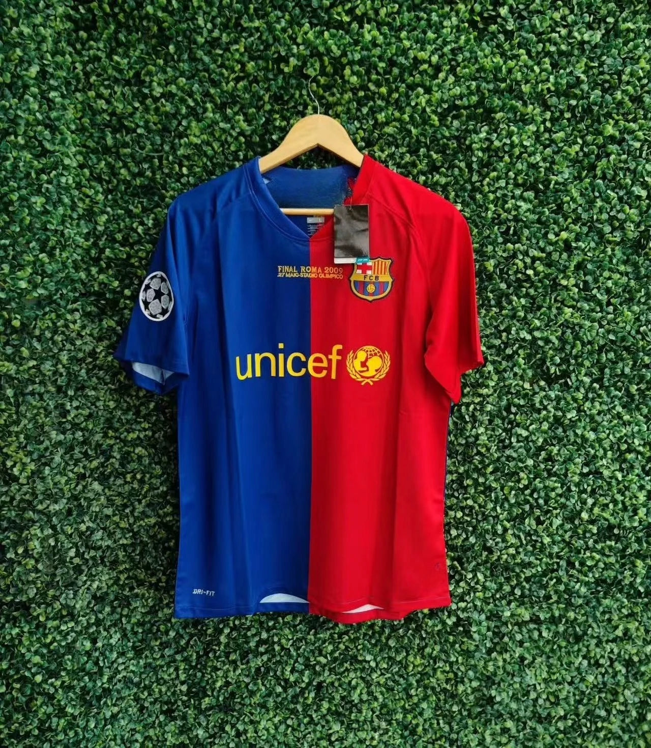 2025 Summer Physical New Retro Jersey Barcelona FC Men's T-shirt Short-sleeved Children's Sports Casual Breathable Football Shirt