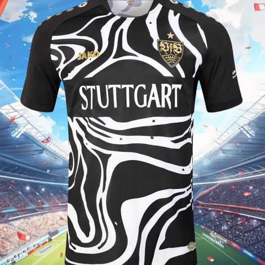 New Summer Men's Clothes Sports Soccer T-shirt VfB Stuttgart Jersey