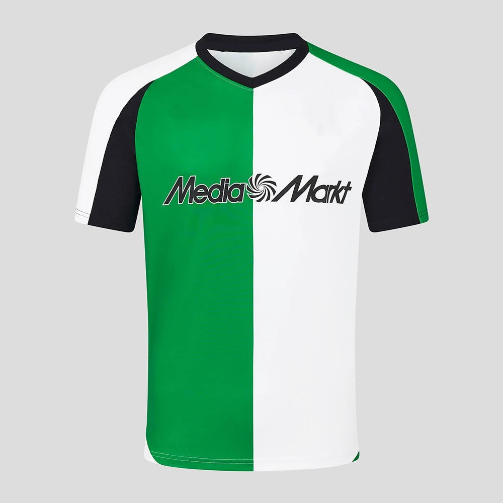 2025 Mens  Feyenoord Football Shirt Youth Sportwear Oversized Training Soccer Uniform Moto Breathable Unisex Jersey Tee