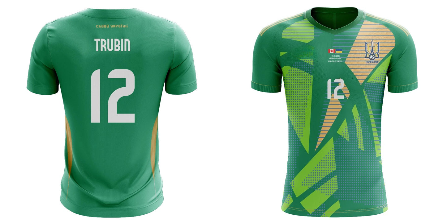2025 new 3D printed Ukrainian football jersey for men and women, quick-drying shirt, breathable T-shirt. men clothing shirts