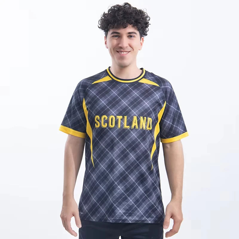 New style Quick Dry 100_ Polyester Scotland Football uniform Jerseys Training Clothes Soccer shirt Soccer Wear