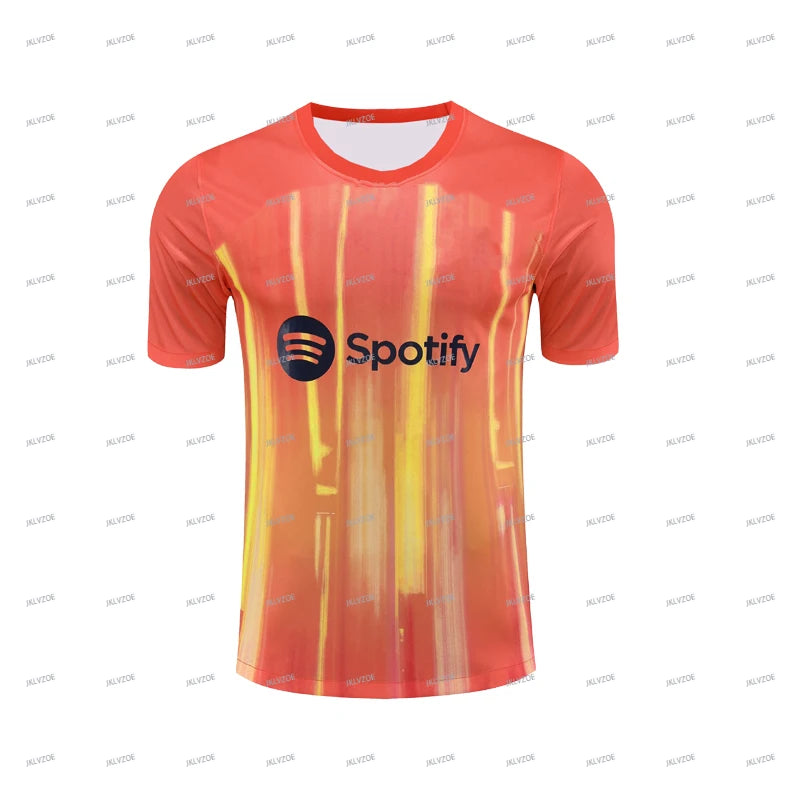 Men's 3D Printing Special edition Barcelona Football T-shirt Jersey Training Uniform Breathable Oversized Fan T-shirt