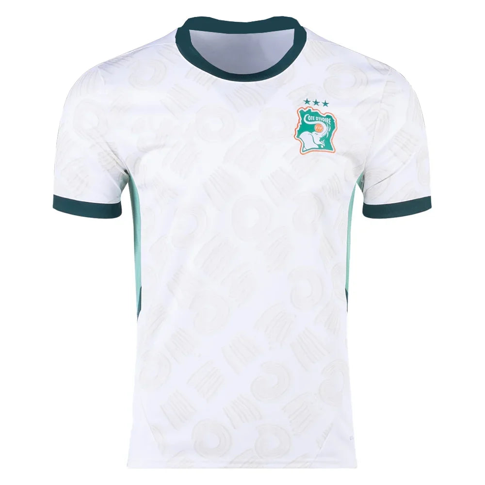 2025 Ivory Coast National Team Jersey - Home/Away Unisex Football Top, Breathable Quick-Dry Soccer Shirt for All Ages