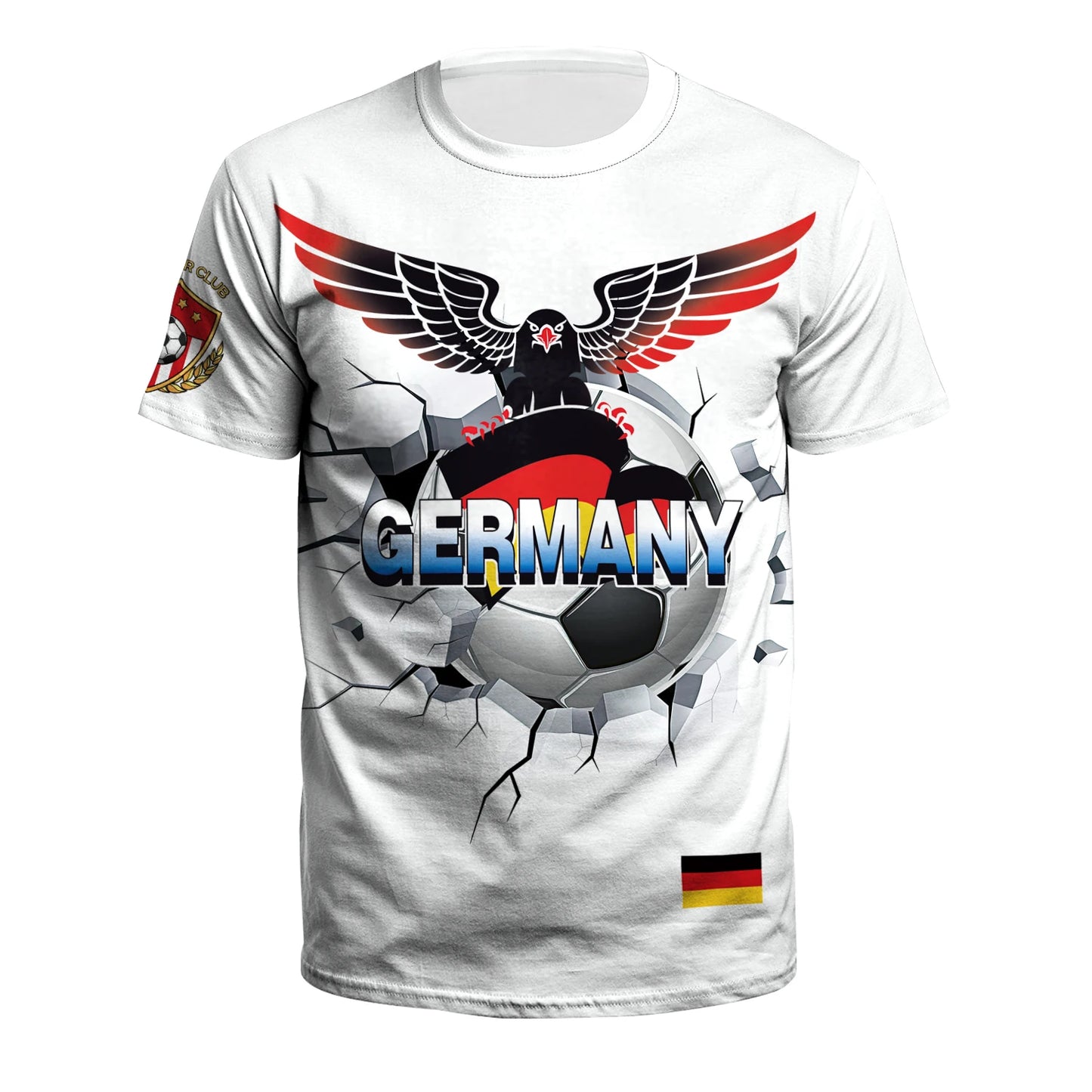 NADANBAO South Korea Team Football Prined T-Shirts O-Neck Short Sleeve Supporter Jersey Summer 3D Print Soccer Top Tee Clothing