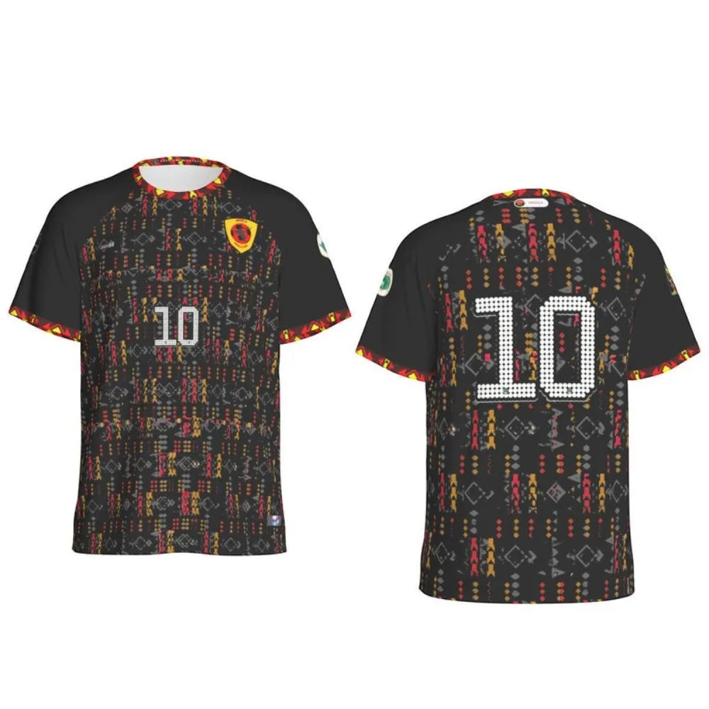 Angola National Football Team Jersey 2025 Summer Men's Women's 3D Printing Quick-drying  T-shirts Kid's Fashionable Tees Tops