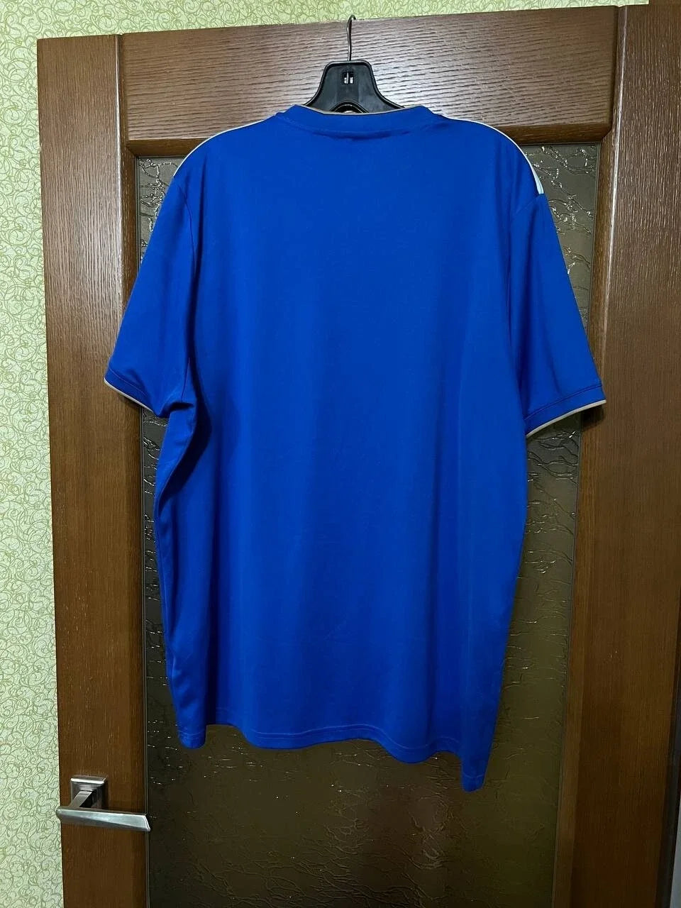 Leicester City 2018-2019 Home Football Shirt Soccer Jersey Motorcycle T-shirt Summer Breathable and Sweat Absorbing Motorcycle