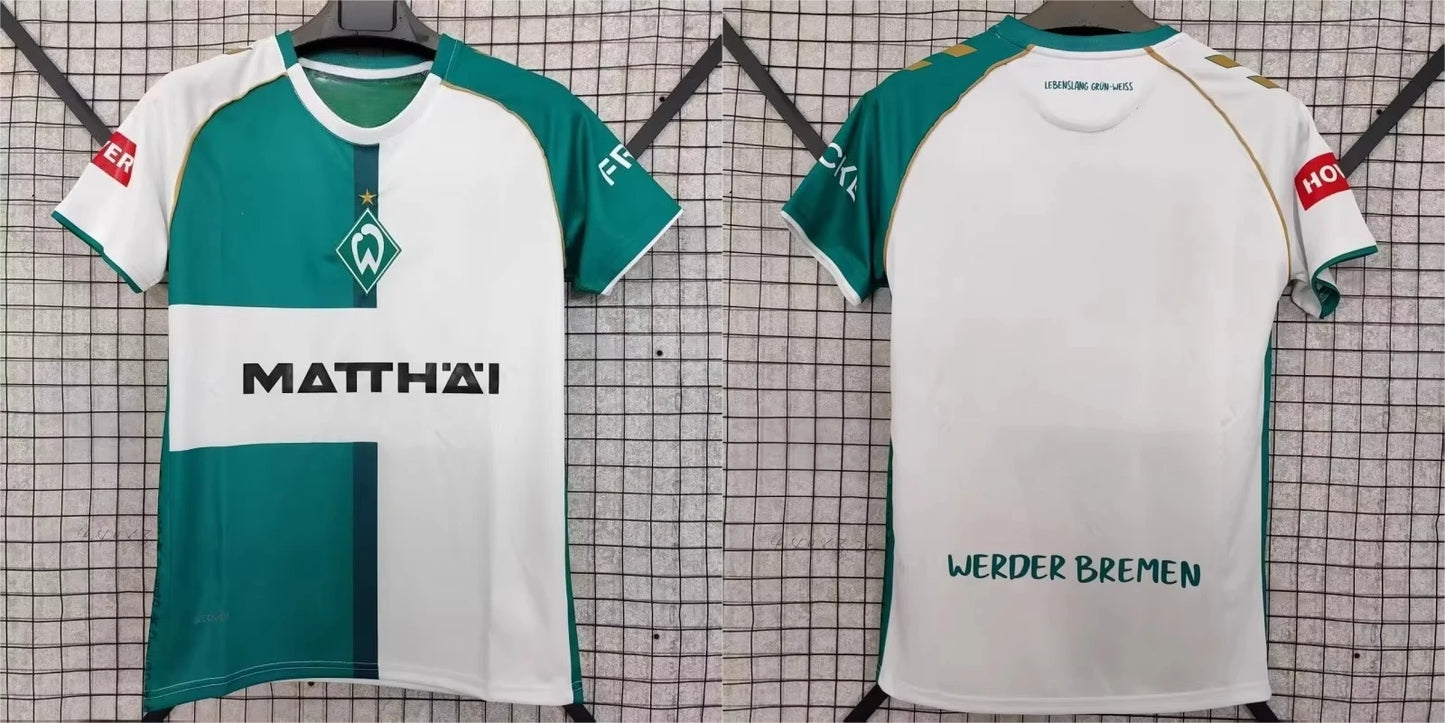 25-26  Best-selling New 3D Printed Werder Bremen Football Jersey for Men and Women