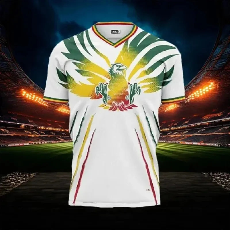 New Mali European Football Jersey 3D Printed Men's T-shirt Extra Large Street Fashion Football Running Sports Kid T-shirt