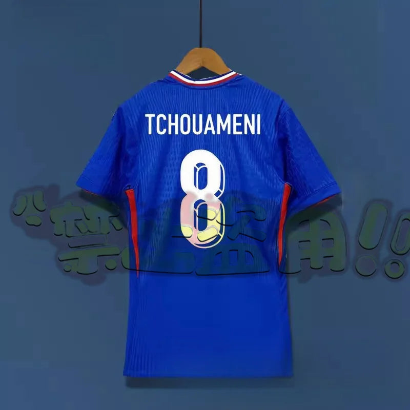 2024 European Cup France Jersey No. 10 Mbappe Football Jersey 7 Griezmann 9 Giroud 11 Belet Thai Version Quick Drying