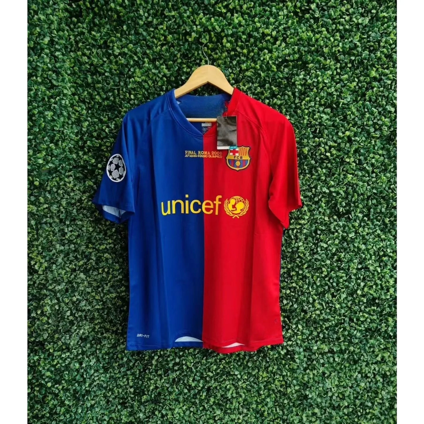 2025 Summer Physical New Retro Jersey Barcelona FC Men's T-shirt Short-sleeved Children's Sports Casual Breathable Football Shirt