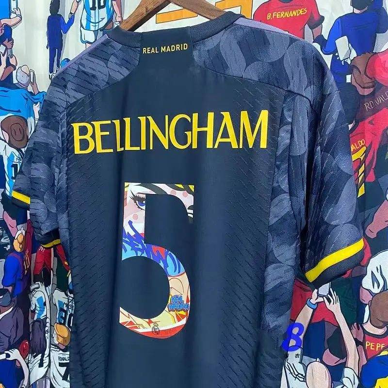 2025 Real Madrid Men's Summer Football Shirt Quick Dry T-Shirt Short Sleeve Children's and Adult Oversized Top