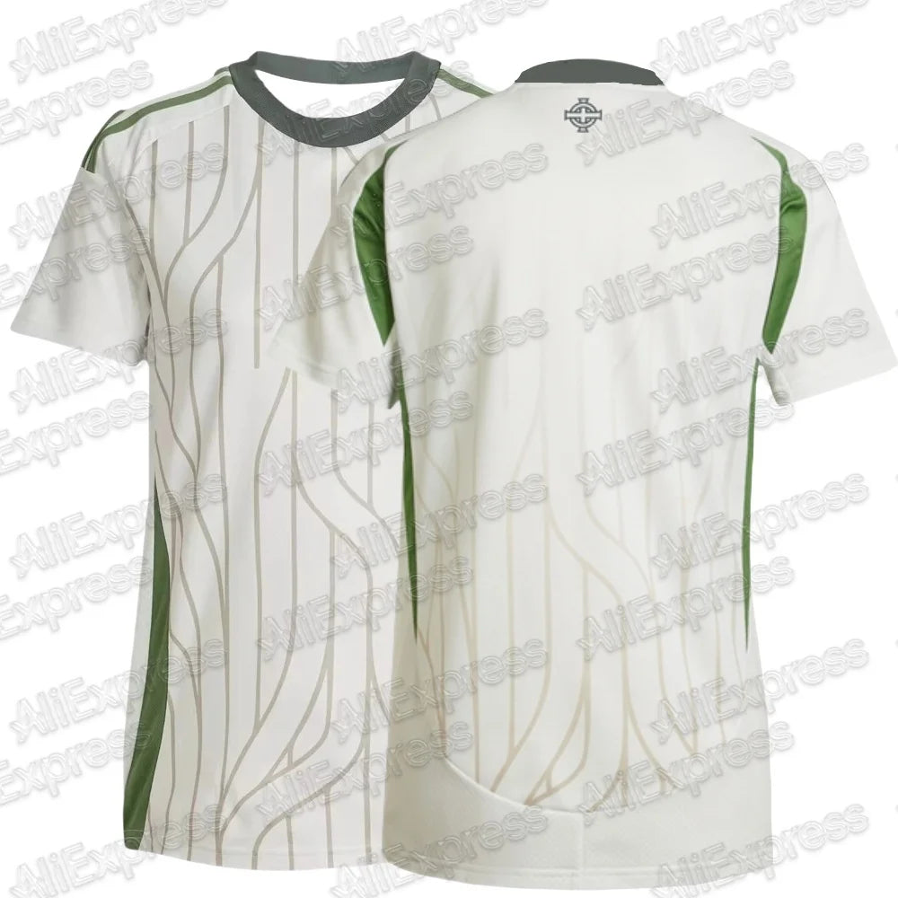 2025 Summer Northern Ireland Away Football Shirt Adult Kid Oversized Training Soccer Milan Uniform Breathable Unisex Jersey MOTO