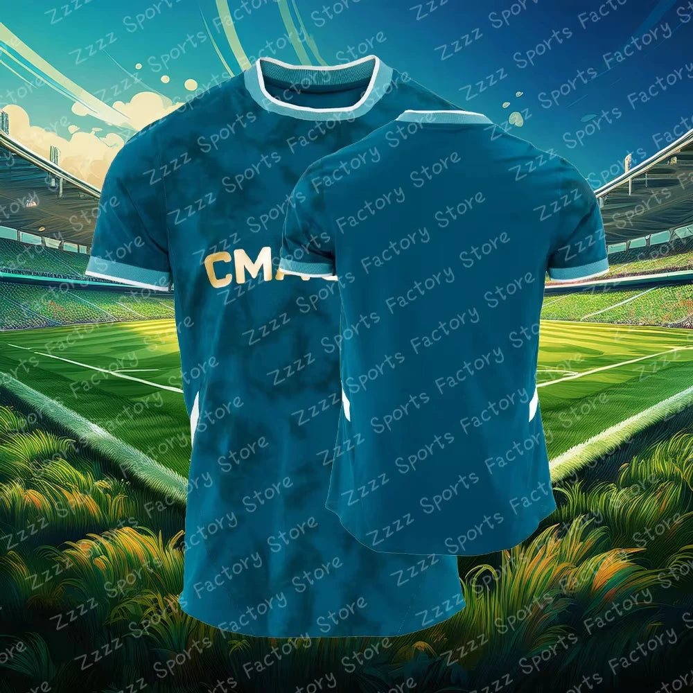 Ligue 1 Olympique Marseille Jersey Home_Away Adult Kids Training Men's Clothes Football Tops