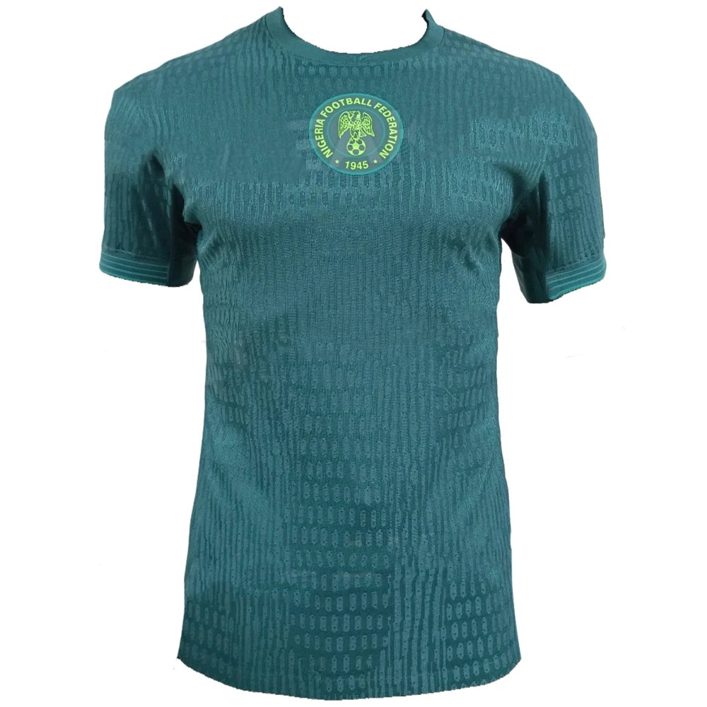 2025 New Mens Nigeria Home&Away Short Sleeve Football Shirt Youth Kids Training Oversized Soccer Uniform Breathable Jersey