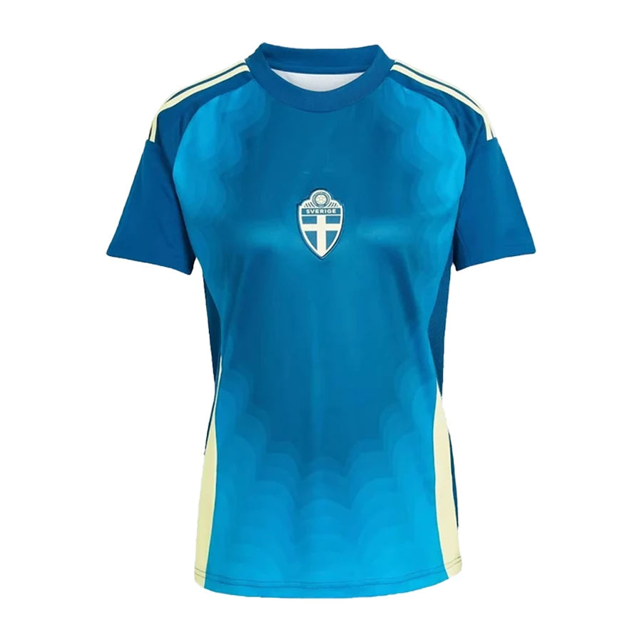 2025 Summer Swedish Men's Football Jersey Super Sports Training Breathable Milan Jersey Fashion Quick Drying