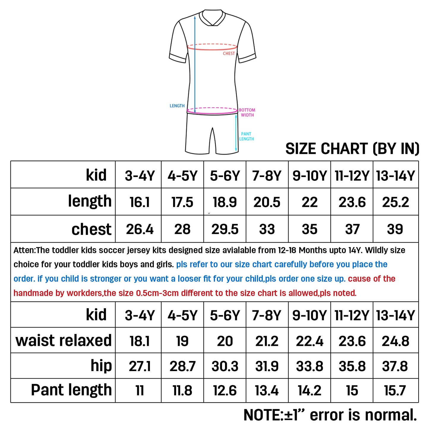 Custom Chile Kids Soccer Jersey Kit for Boys and Girls Personalized with Name Number Sublimation Football Training Uniform
