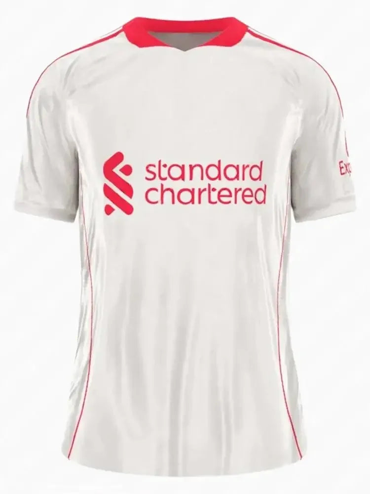 24-25 Men's Sport T-shirt Liverpool Vintage Design Edition Football Jersey Fashion Sports Jerseys Casual Women Kids T-shirt Tops