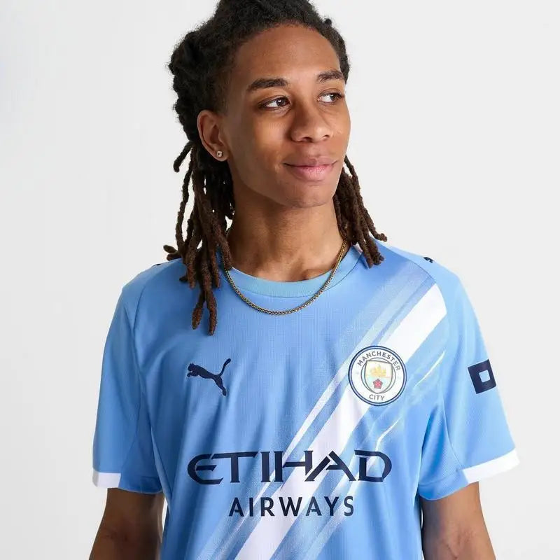 PUMA | Men's Puma Manchester City 24-25 Home Replica Soccer Jersey