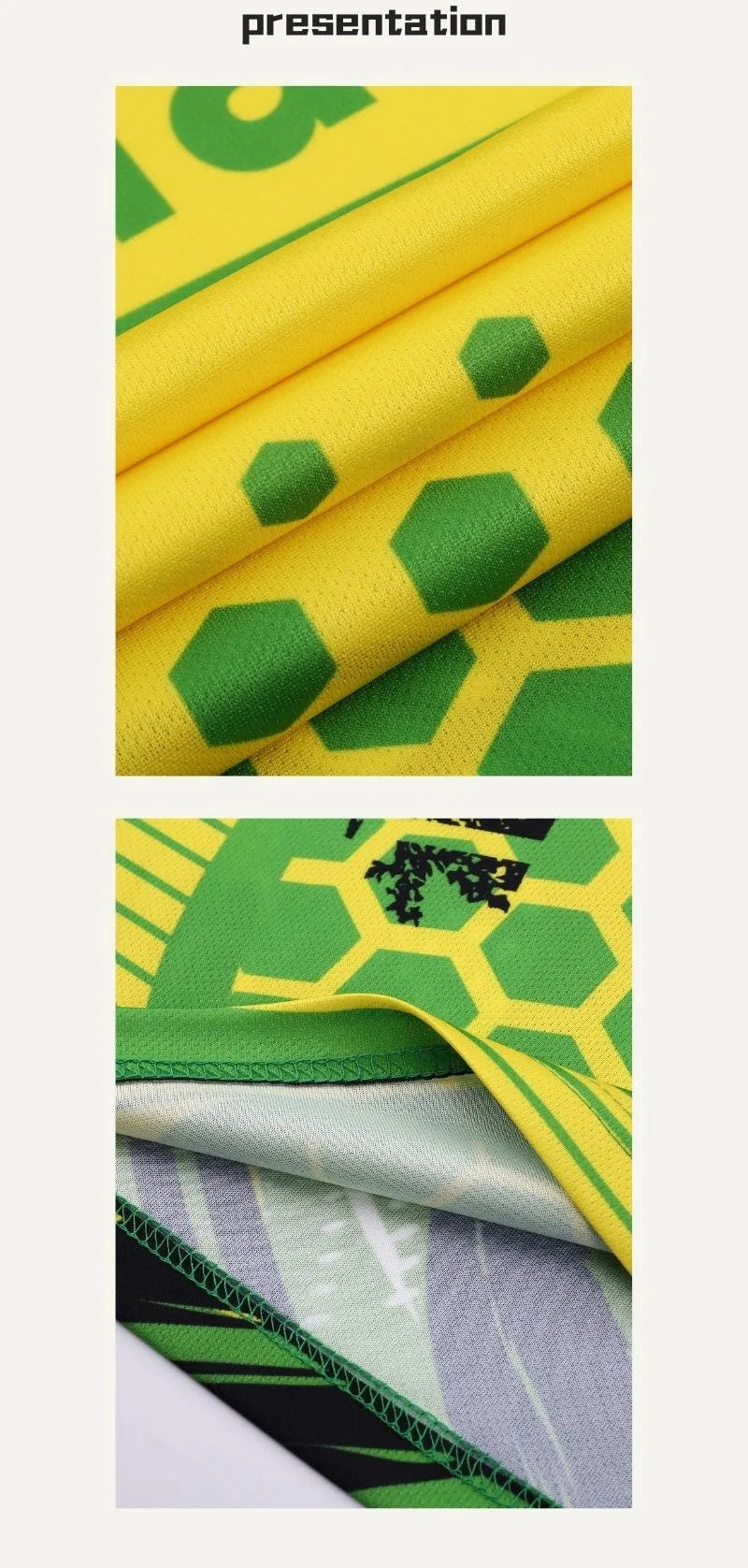 Hot selling Jamaica new design soccer uniform custom quick-drying crewneck fitness football jersey shirt