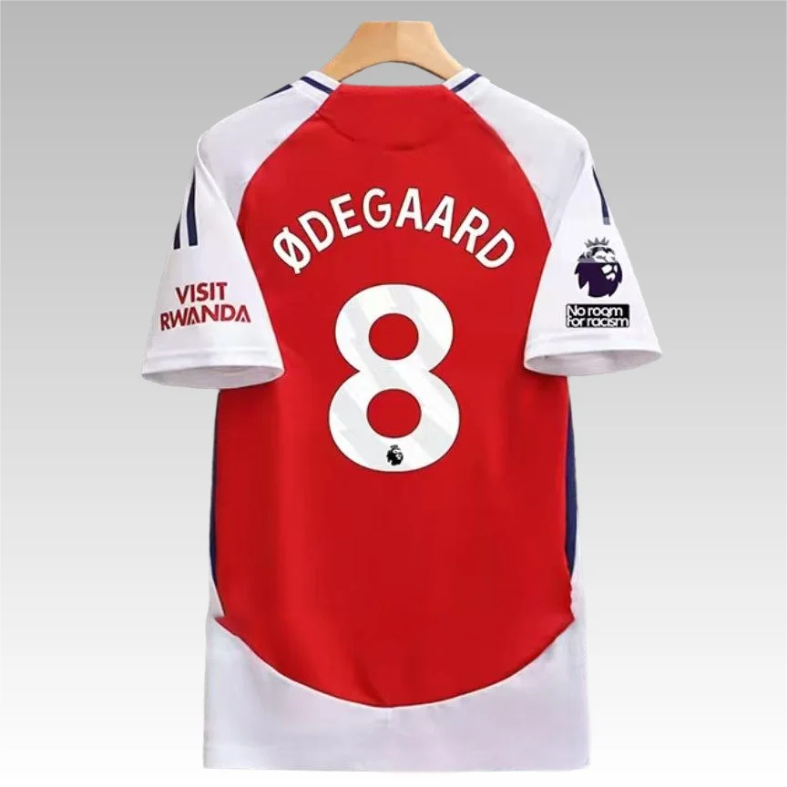 24/25 Arsenal Football Star Saka&ØDegaard Jersey Quality 3Ds Quick Drying Breathable Men_Women_Kid Short Sleeve T-shirt Casual