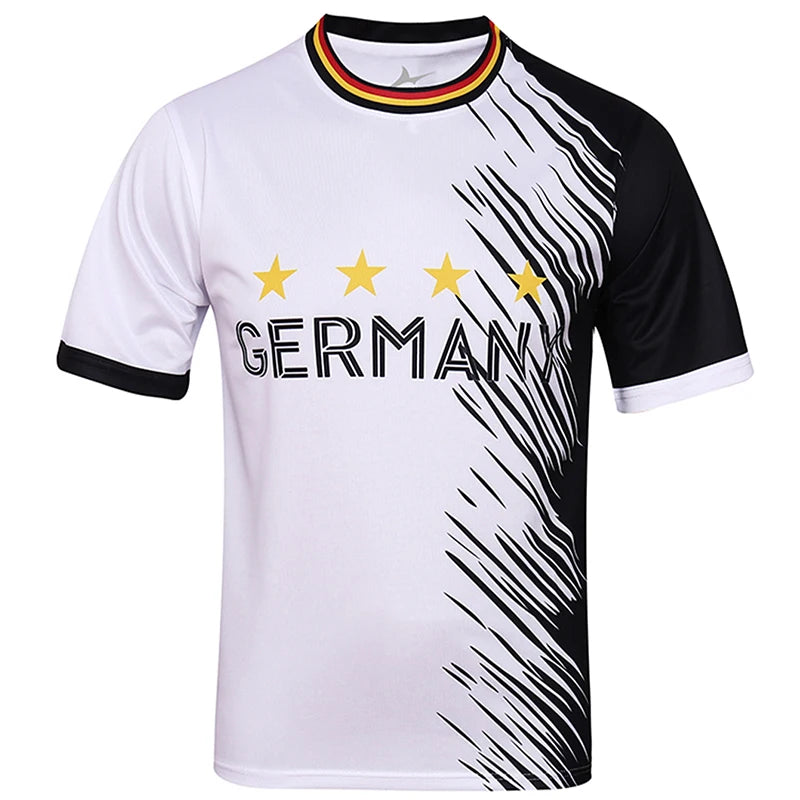 The latest European team Germany football jersey High quality customizable and Breathable soccer uniform