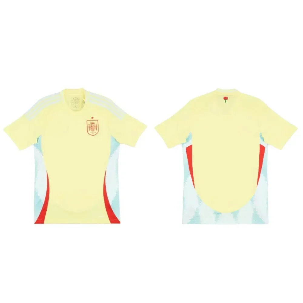 New Spain Pre-match Jersey Training Jersey Men'sfootball T-shirt Going Out Sports Travel Casual Loose Breathable