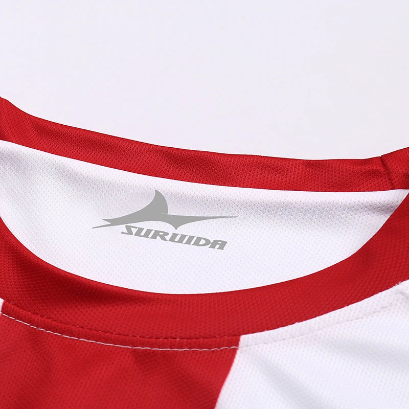 Georgia soccer jersey fashion design new short-sleeved football jersey 100% polyester quick-drying soccer uniform